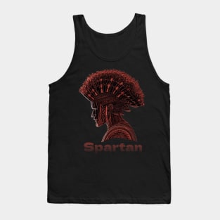 "Spartan Warrior Legacy" - Epic Spartan Art Print Tank Top